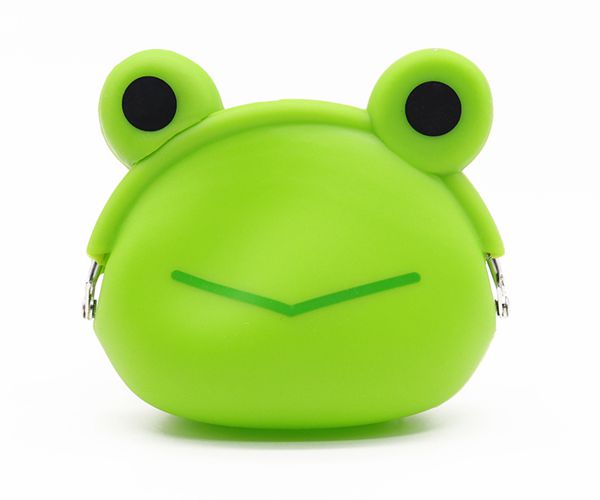 硅膠零錢袋，青蛙硅膠錢包，學(xué)生硅膠錢袋